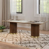 ACME Willene Ceramic Top & Dark Oak Dining Table with Ceramic Top Model DN03305
