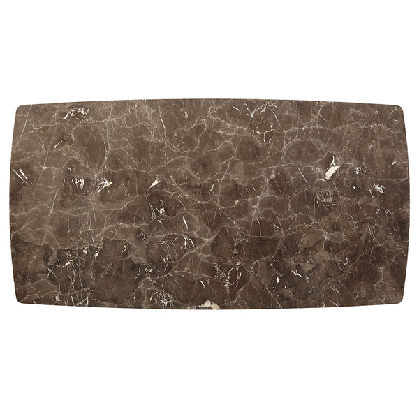 ACME Jaramillo Natural Marble Top & Natural Dining Table Model DN03465