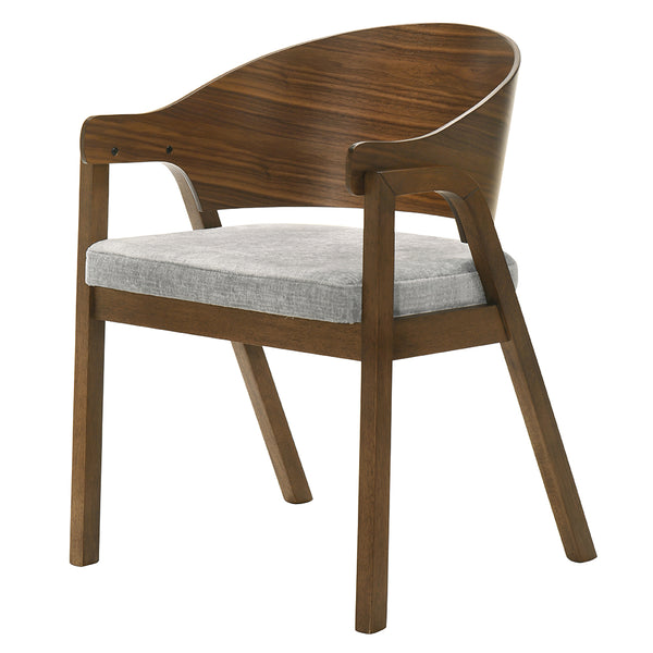 ACME Hoyte Walnut Arm Chair (Set-2) Model DN03487