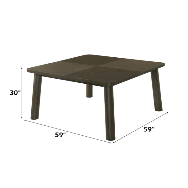 ACME Mallin Walnut Dining Table Model DN03655