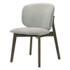 ACME Mallin Gray Chenille & Walnut Side Chair (Set-2) Model DN03656