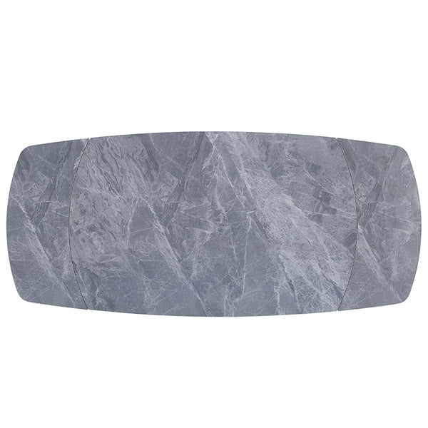 ACME Hester Ceramic Top & Black Dining Table Model DN03685