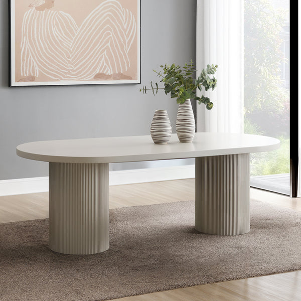 ACME Laela Bone White Dining Table Model DN03695