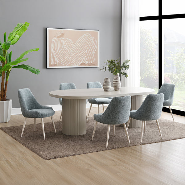ACME Laela Bone White Dining Table Model DN03695