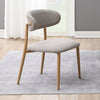 ACME Kacey Gray Boucle & Natural Side Chair (Set-2) Model DN03716