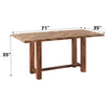 ACME Gilsea Brown Counter Height Table Model DN03725