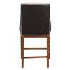 ACME Gilsea Fabric Brown Synthetic Leather & Brown Counter Height Chair (Set-2) Model DN03726