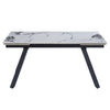 ACME Damita Ceramic Top & Black Dining Table Model DN03735
