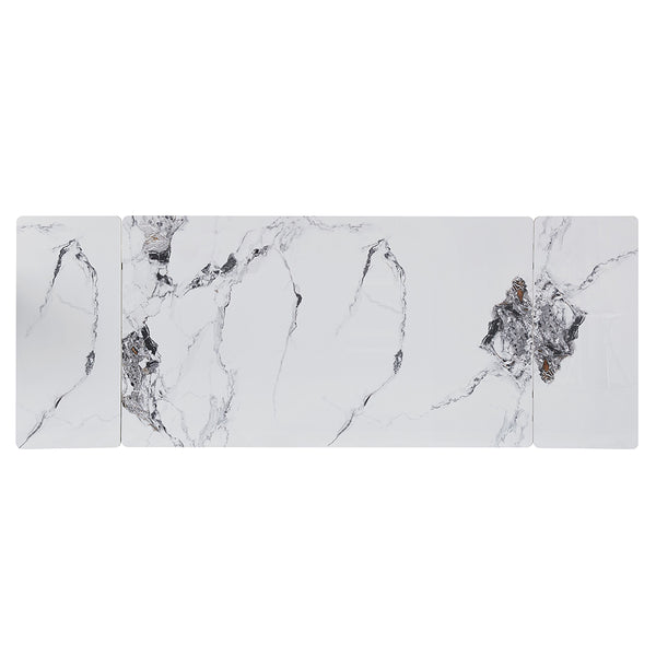 ACME Damita Ceramic Top & Black Dining Table Model DN03735