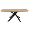 ACME Lawton Natural & Black Dining Table Model DN03765