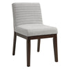 ACME Edwyn Gray Linen & Espresso Side Chair (Set-2) Model DN03931