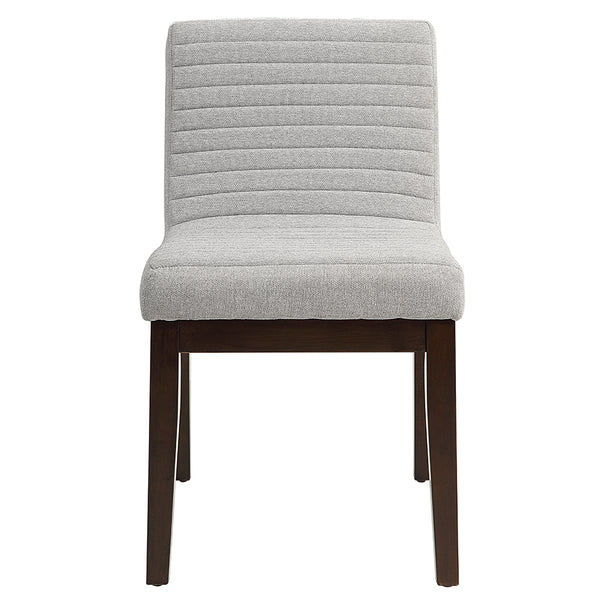 ACME Edwyn Gray Linen & Espresso Side Chair (Set-2) Model DN03931