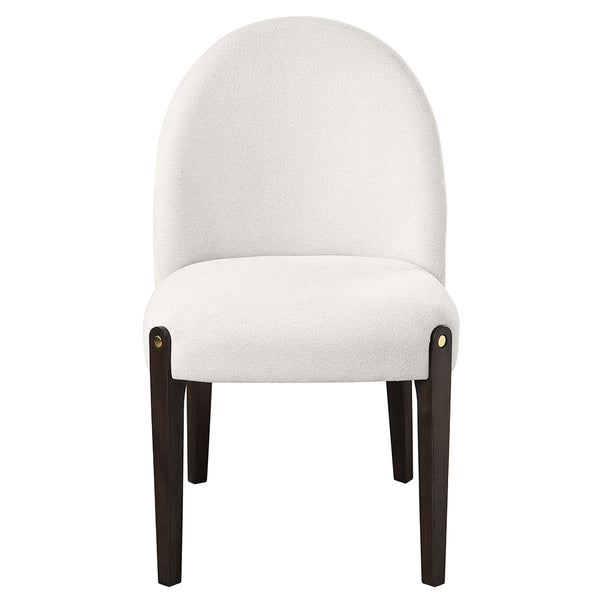 ACME Clayten Beige Chenille & & Espresso Side Chair (Set-2) Model DN03942