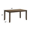 ACME Damica Walnut Dining Table Model DN04010