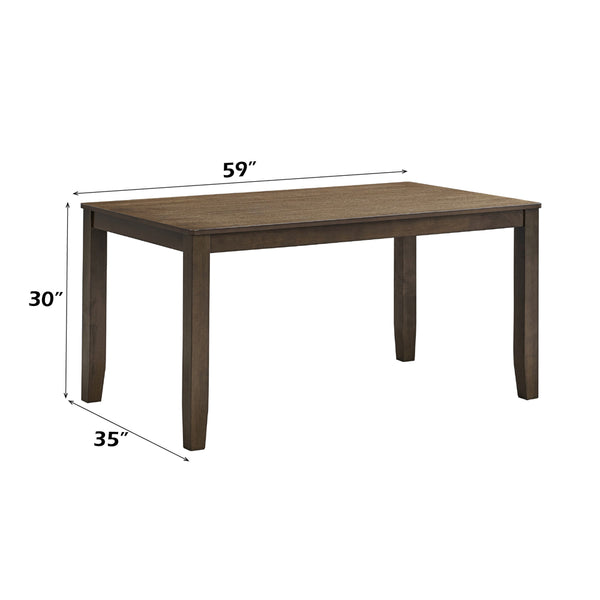 ACME Damica Walnut Dining Table Model DN04010
