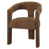 ACME Leonardo Brown Linen Arm Chair (Set-2) Model DN04016