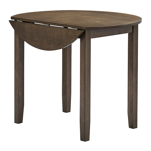 ACME Damica Walnut Round Dining Table Model DN04030