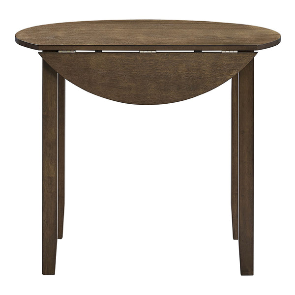 ACME Damica Walnut Round Dining Table Model DN04030