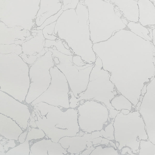 ACME Koen Engineering Marble Top White & Black Round Dining Table Model DN04055