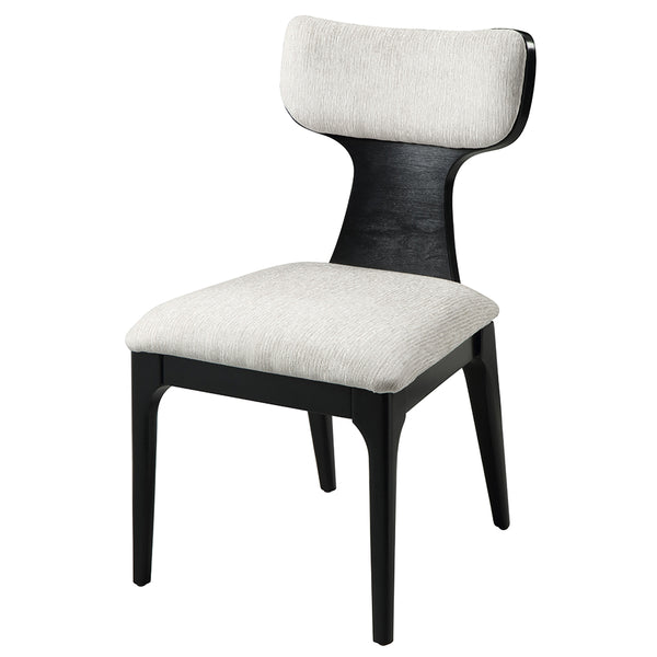 ACME Marioly White Chenille Side Chair (Set-2) Model DN04066