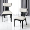 ACME Marioly White Chenille Side Chair (Set-2) Model DN04066