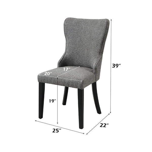 ACME Marioly Gray Boucle Side Chair (Set-2) Model DN04067