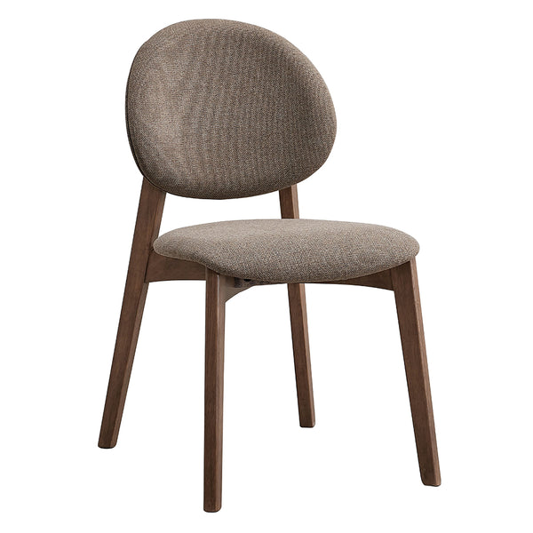 ACME Hadasa Light Brown Linen & Walnut Side Chair (Set-2) Model DN04167