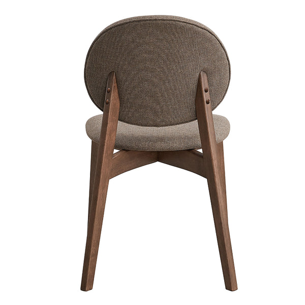 ACME Hadasa Light Brown Linen & Walnut Side Chair (Set-2) Model DN04167