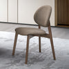 ACME Hadasa Light Brown Linen & Walnut Side Chair (Set-2) Model DN04167