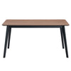 ACME Rebi Walnut & Black Dining Table Model DN04180