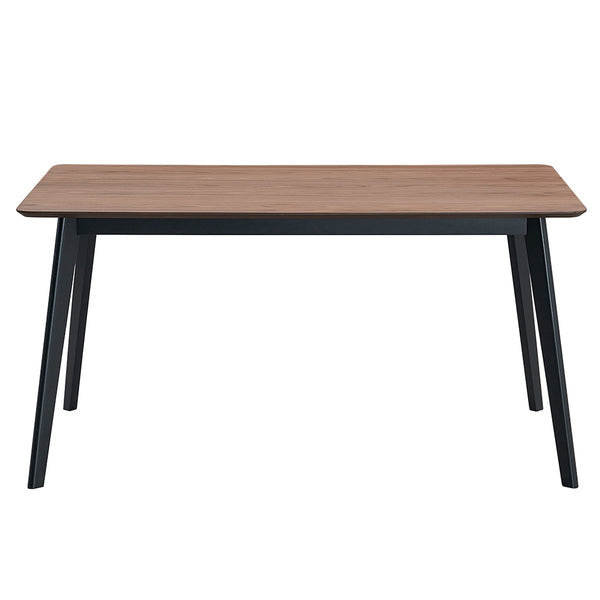 ACME Rebi Walnut & Black Dining Table Model DN04180