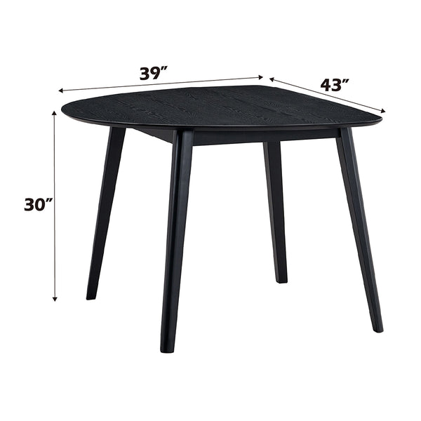 ACME Real Black Dining Table Model DN04185