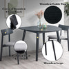 ACME Real Black Dining Table Model DN04185