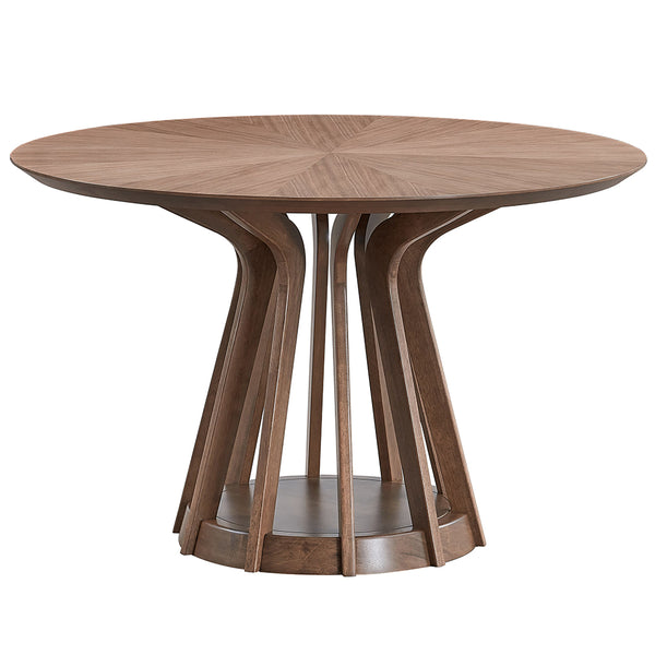 ACME Seda Walnut Round Dining Table Model DN04190
