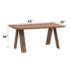 ACME Sarha Walnut Dining Table Model DN04195