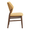 ACME Sarha Yellow Linen & Walnut Side Chair (Set-2) Model DN04197