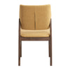 ACME Sarha Yellow Linen & Walnut Side Chair (Set-2) Model DN04197