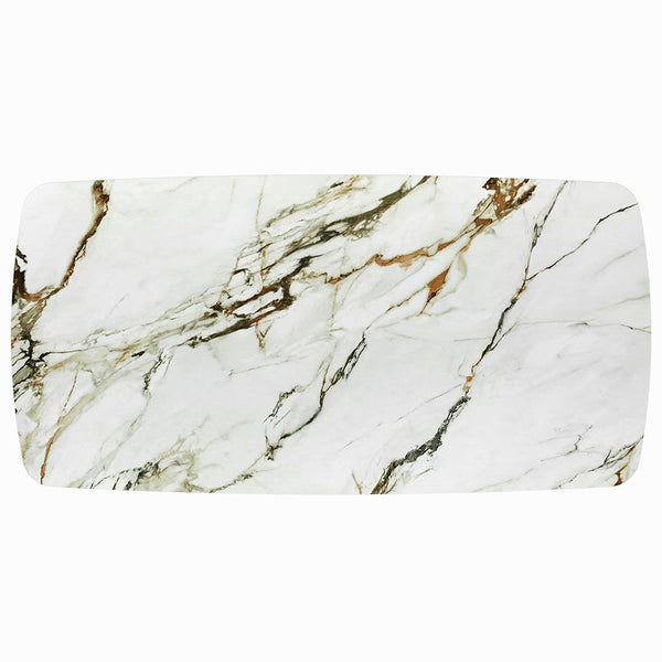 ACME Cora Ceramic Top & Golden Champange Dining Table Model DN04295