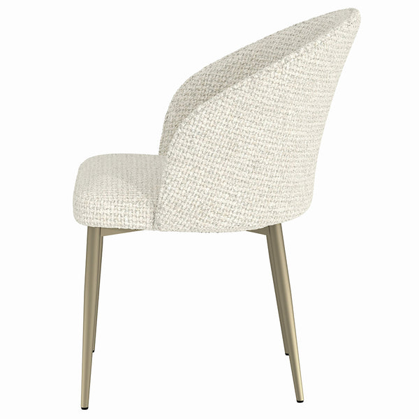 ACME Cora White Fabric Side Chair (Set-2) Model DN04297