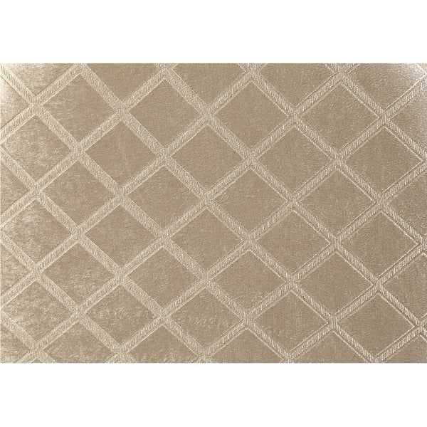 ACME Desiderius Beige Fabric Antique Gold & Hand Paint Brown Side Chair (Set-2) Model DN60001