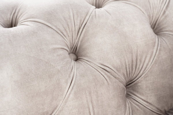 Divani Casa Dosie Transitional Beige Velvet Chair Model VGBN-S-9368-CHR-BGE