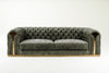 Divani Casa Dosie Transitional Grey Velvet Sofa Model VGBN-S-9368-SOFA-GRY