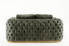 Dosie Transitional Grey Velvet Loveseat