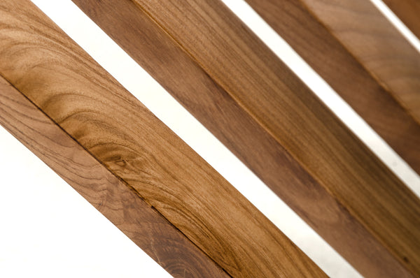 Modrest Draper Mid Century Walnut & Glass Dining Table Model VGCSDT-1498-GLS