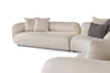 Divani Casa Drayton Modern Off White Fabric Sectional Sofa Model VGOD-DY-23060-OFF