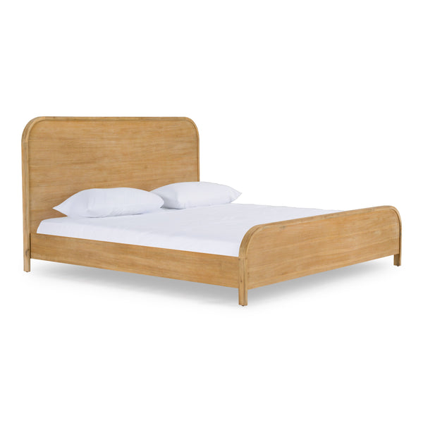 Dresden Modern Natural Acacia Bed