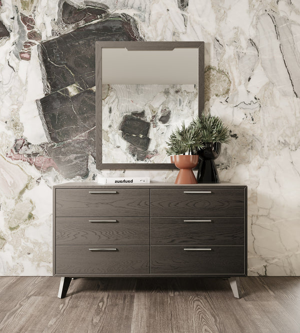 Soria Modern Grey Wash Dresser
