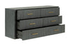 Manchester- Contemporary Dark Grey Dresser