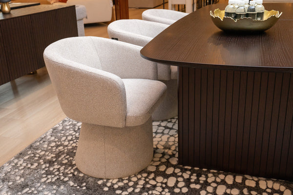 Modrest Linton Modern Light Grey Fabric Dining Chair Model VGOD-ZW-23092-LTGRY