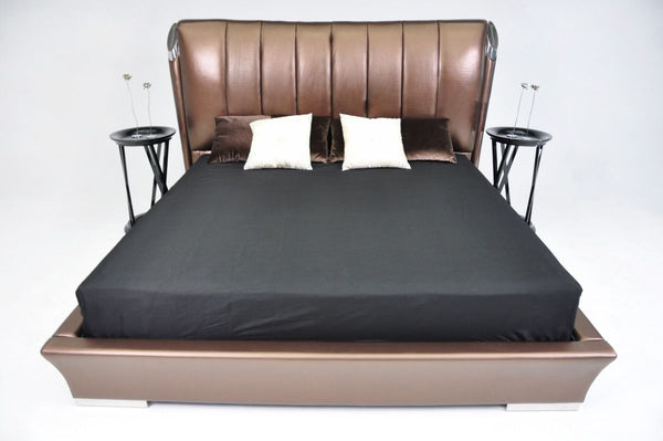 Queent Temptation Caesar Italian Classical Design Leather Platform King Bed Model VGWCTEM-8C301A-Q